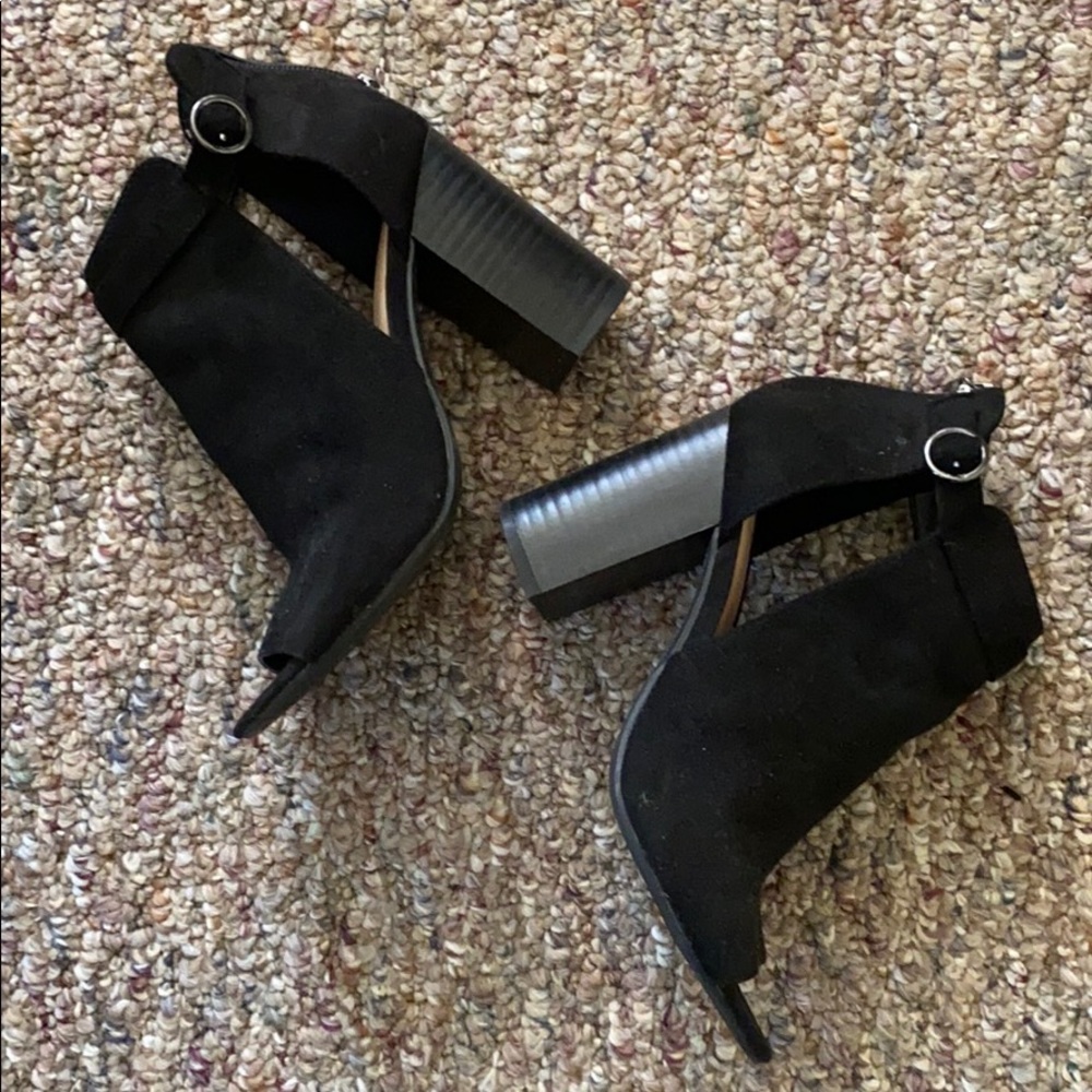 Open Toe Booties